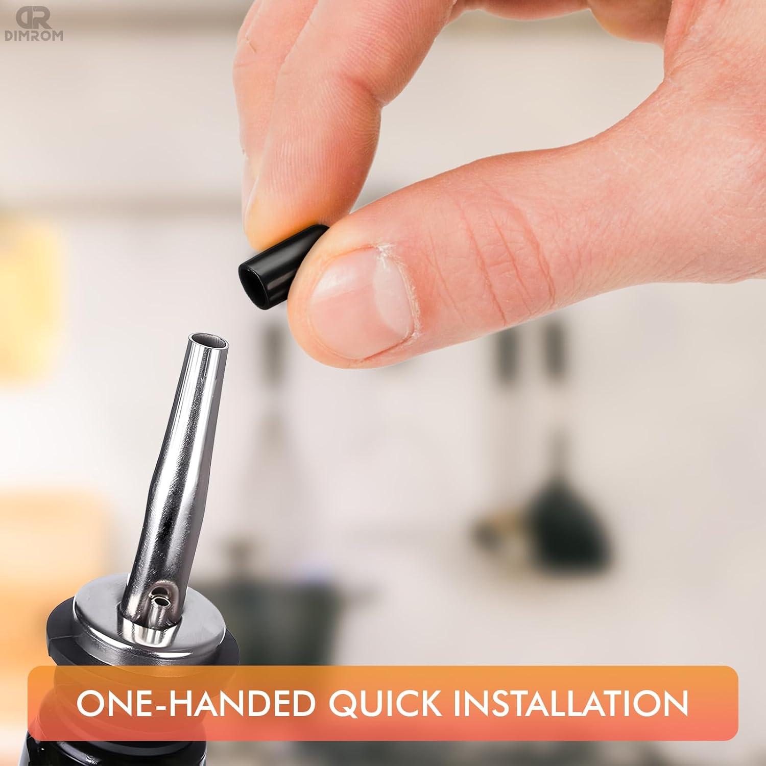 100 Pcs Cubiertas para Vertedores de Licor y Aceite - Goma