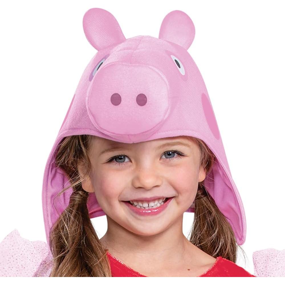 Disfraz Peppa Pig Disguise para Niñas 2T con Gorro y Leggings