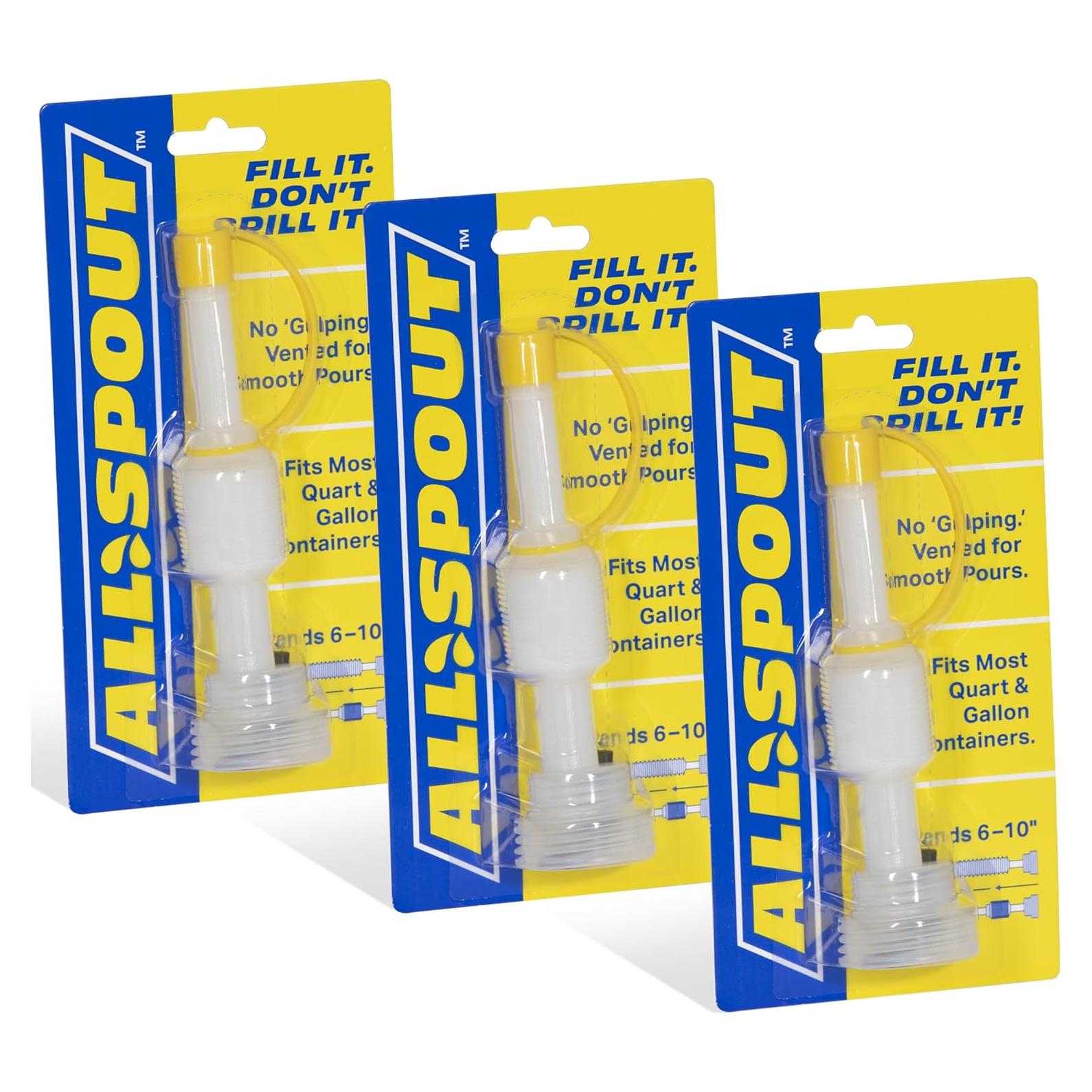 Embudo Plegable Ventilado ALLSPOUT - Paquete de 3 Unidades