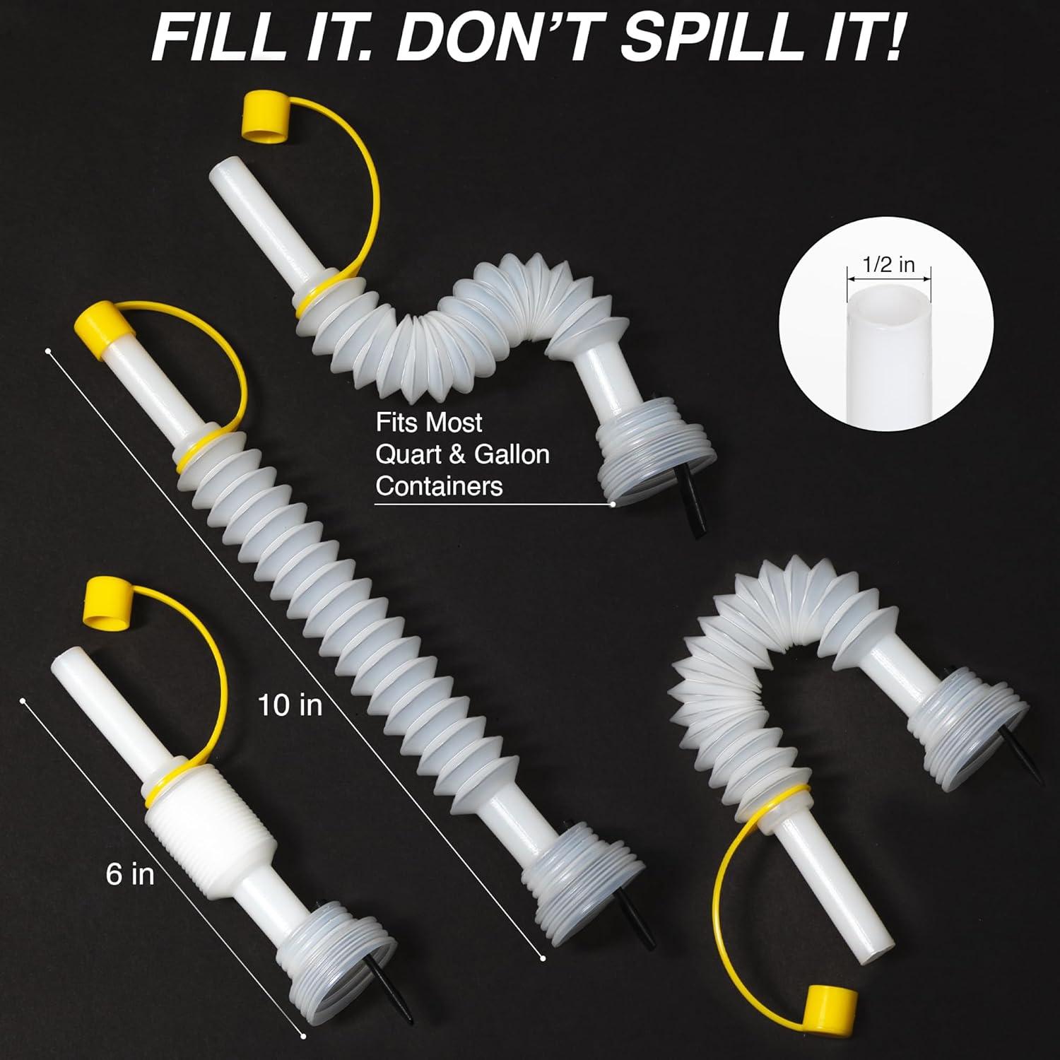 Embudo Plegable Ventilado ALLSPOUT - Paquete de 3 Unidades