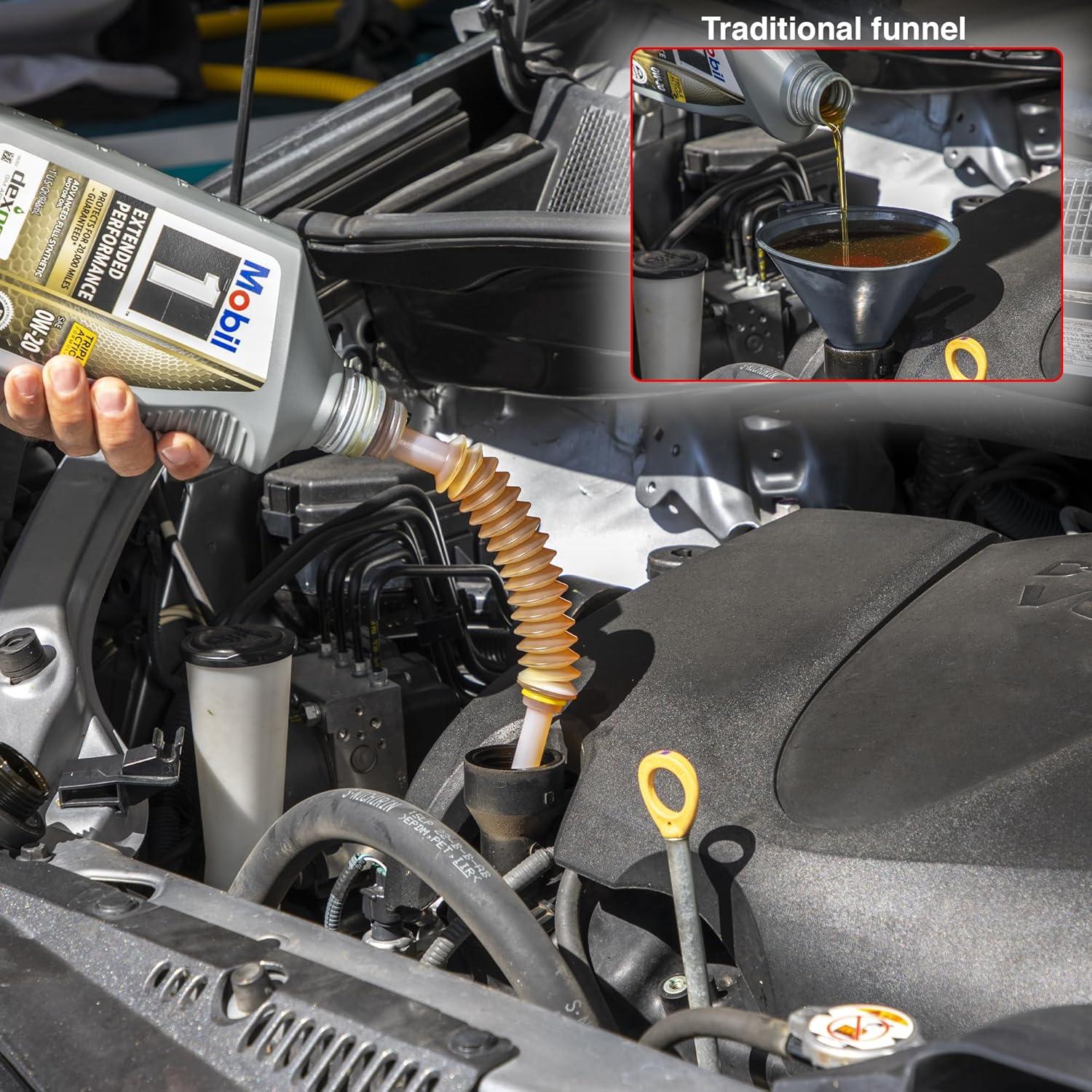 Embudo Plegable Ventilado ALLSPOUT - Paquete de 3 Unidades