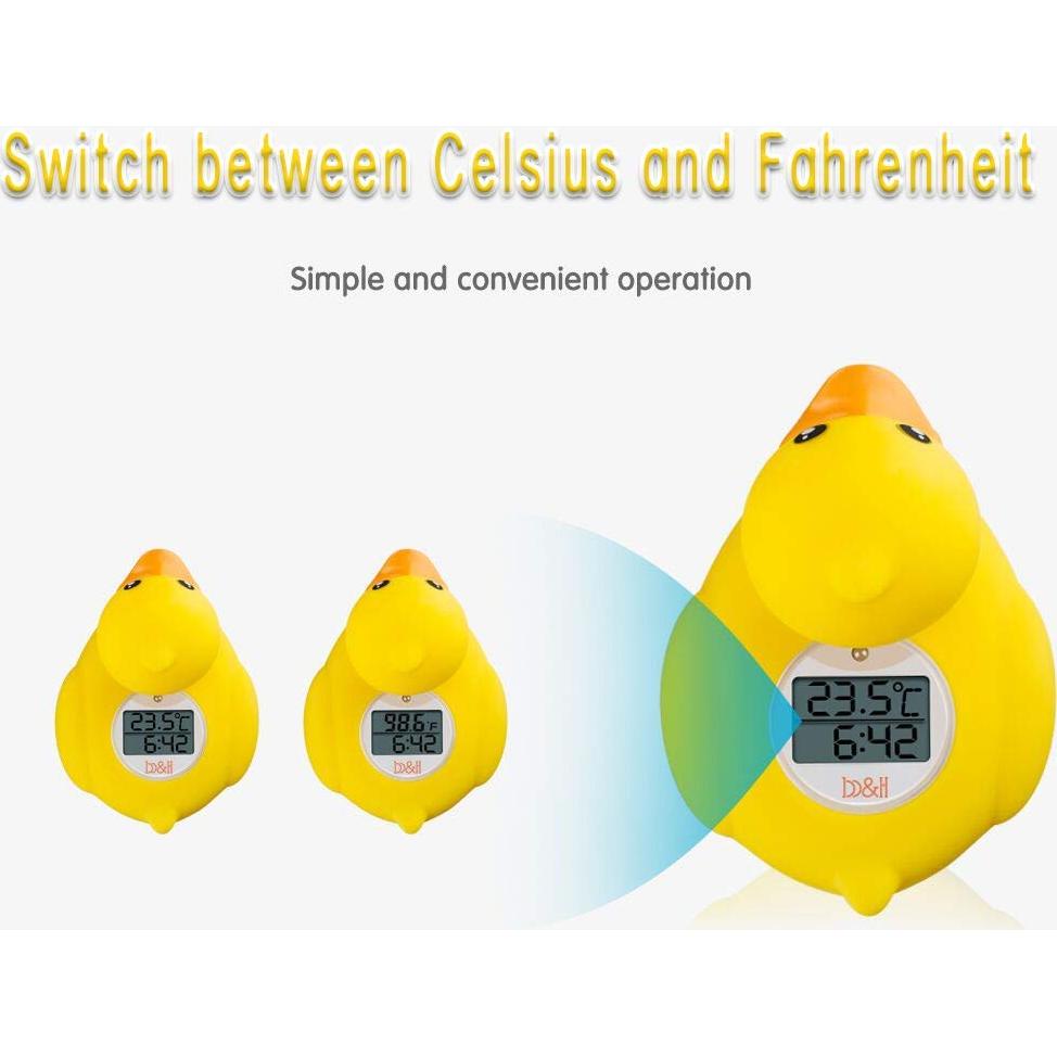 Termómetro Digital para Bebés B&H - Pato Clásico Flotante