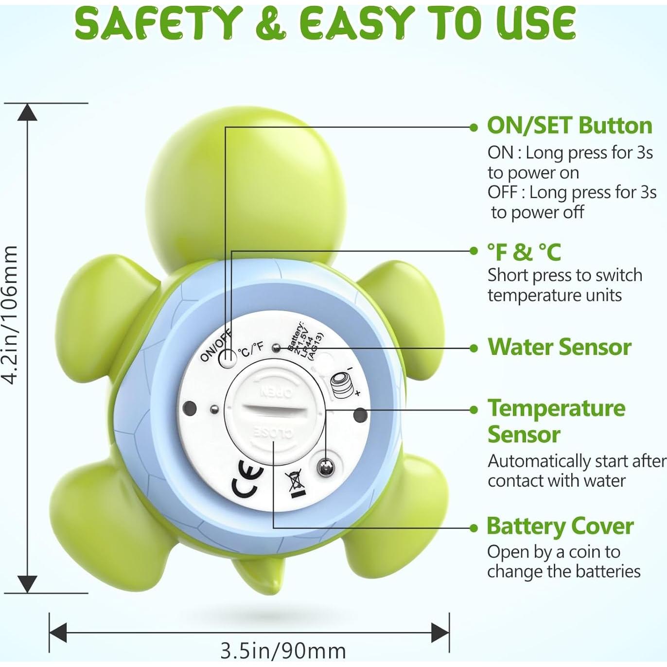 Termómetro de baño digital Dar Darouxiao WE02 con retroiluminación