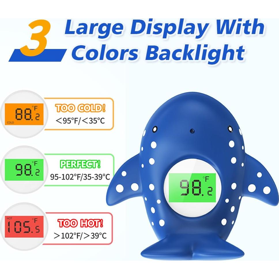 Termómetro Digital de Agua para Bebés Miedecdel - Azul Marino