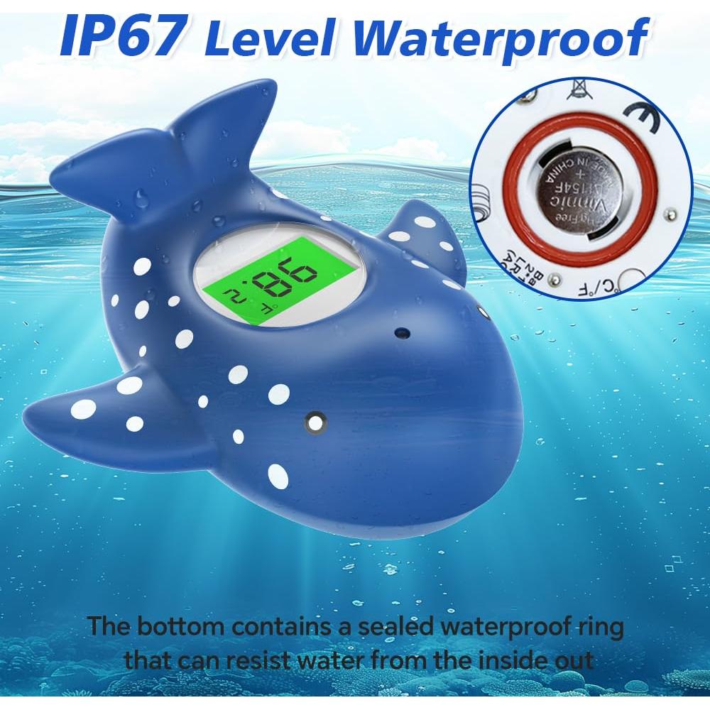 Termómetro Digital de Agua para Bebés Miedecdel - Azul Marino