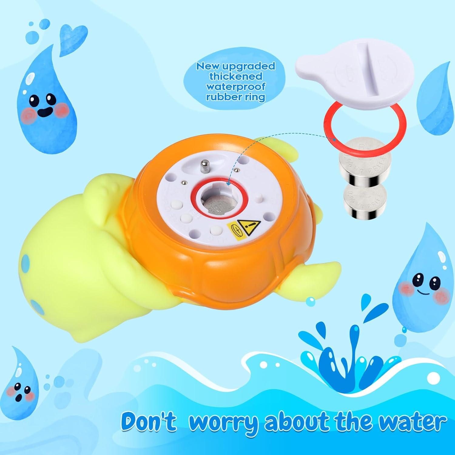 Termómetro de baño para bebés MayRoxe Tortuga Flotante BPA