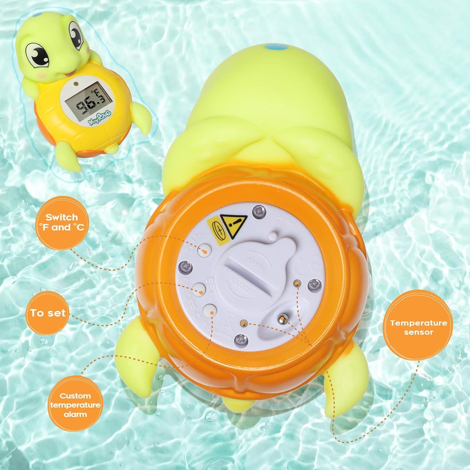 Termómetro de baño para bebés MayRoxe Tortuga Flotante BPA