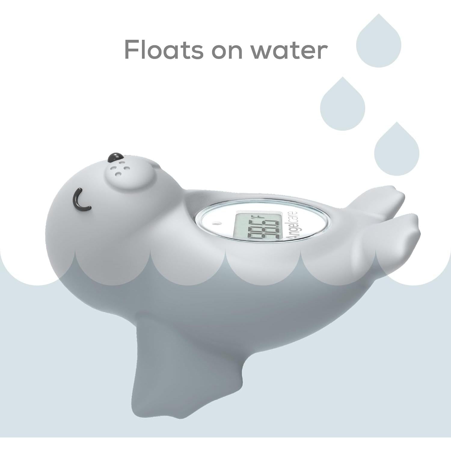 Termómetro de Baño y Habitación Angelcare Foca Feliz Gris