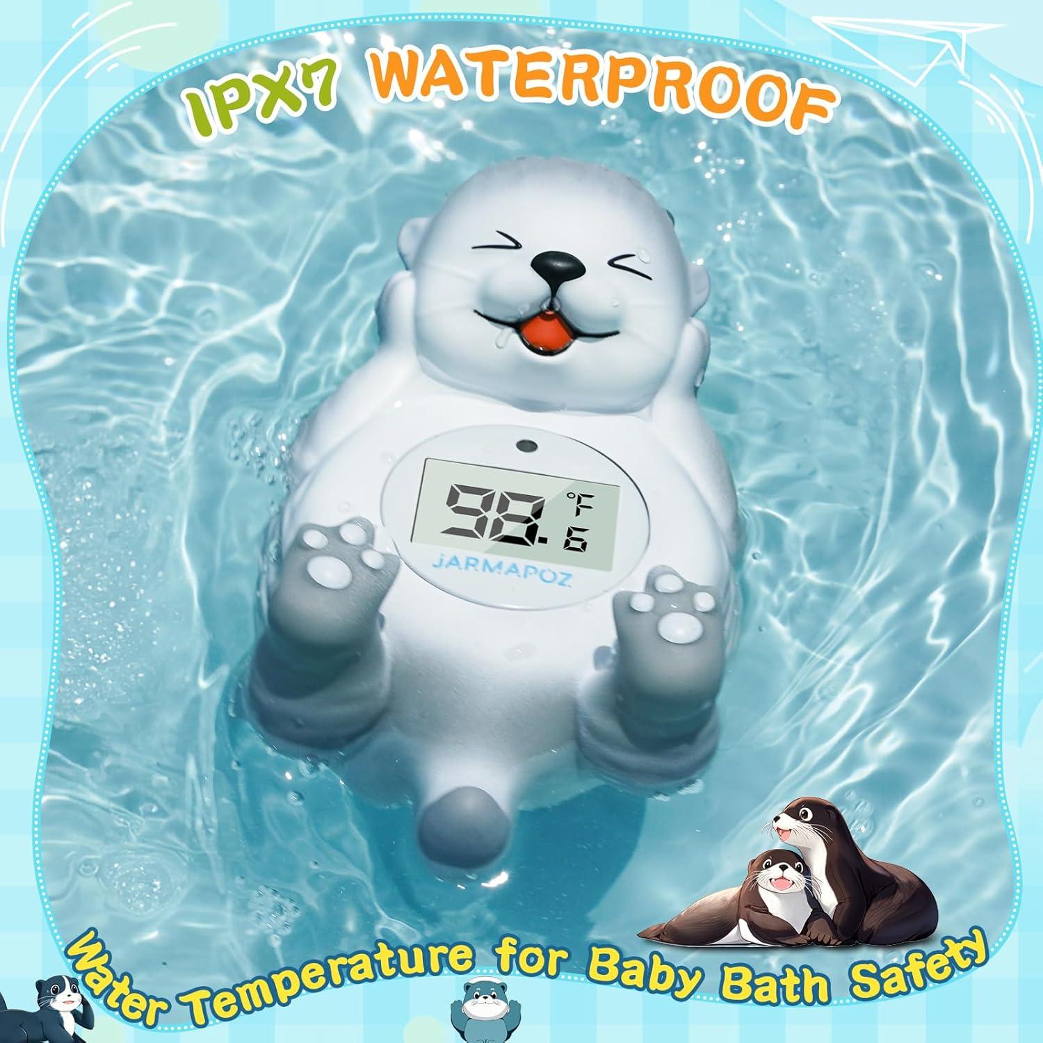 Termómetro de baño nutria JARMAPOZ, flotante y seguro