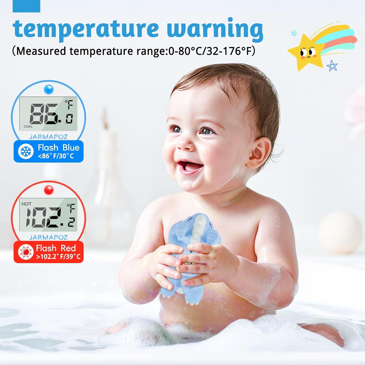 Termómetro de baño para bebés JARMAPOZ - Flotante y seguro