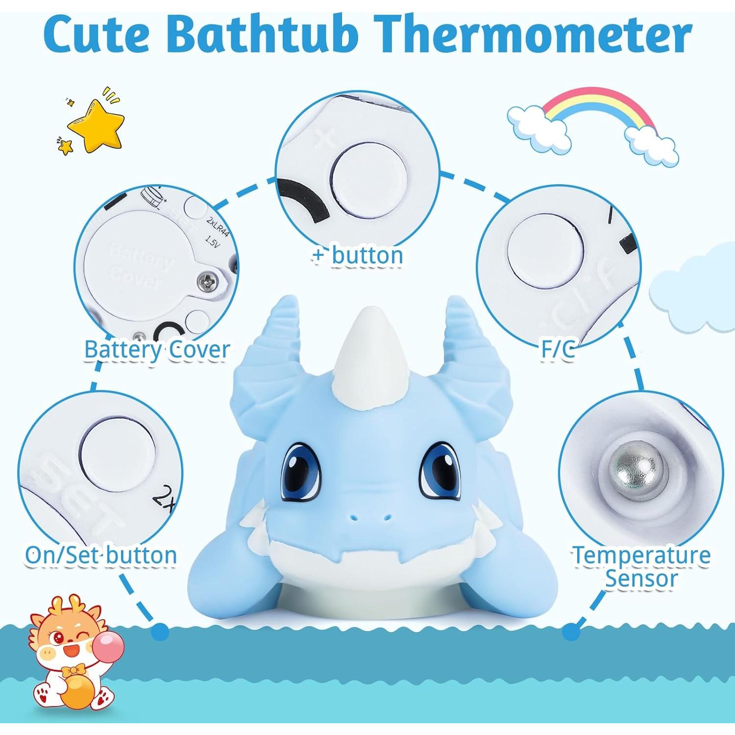 Termómetro de baño para bebés JARMAPOZ - Flotante y seguro