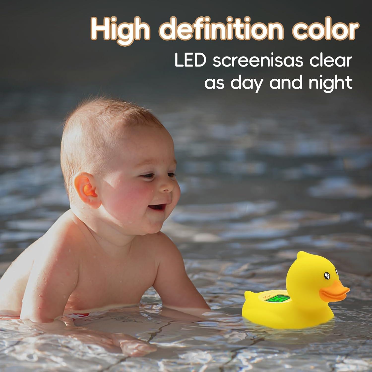 Termómetro de baño digital B&H pato recargable para bebés