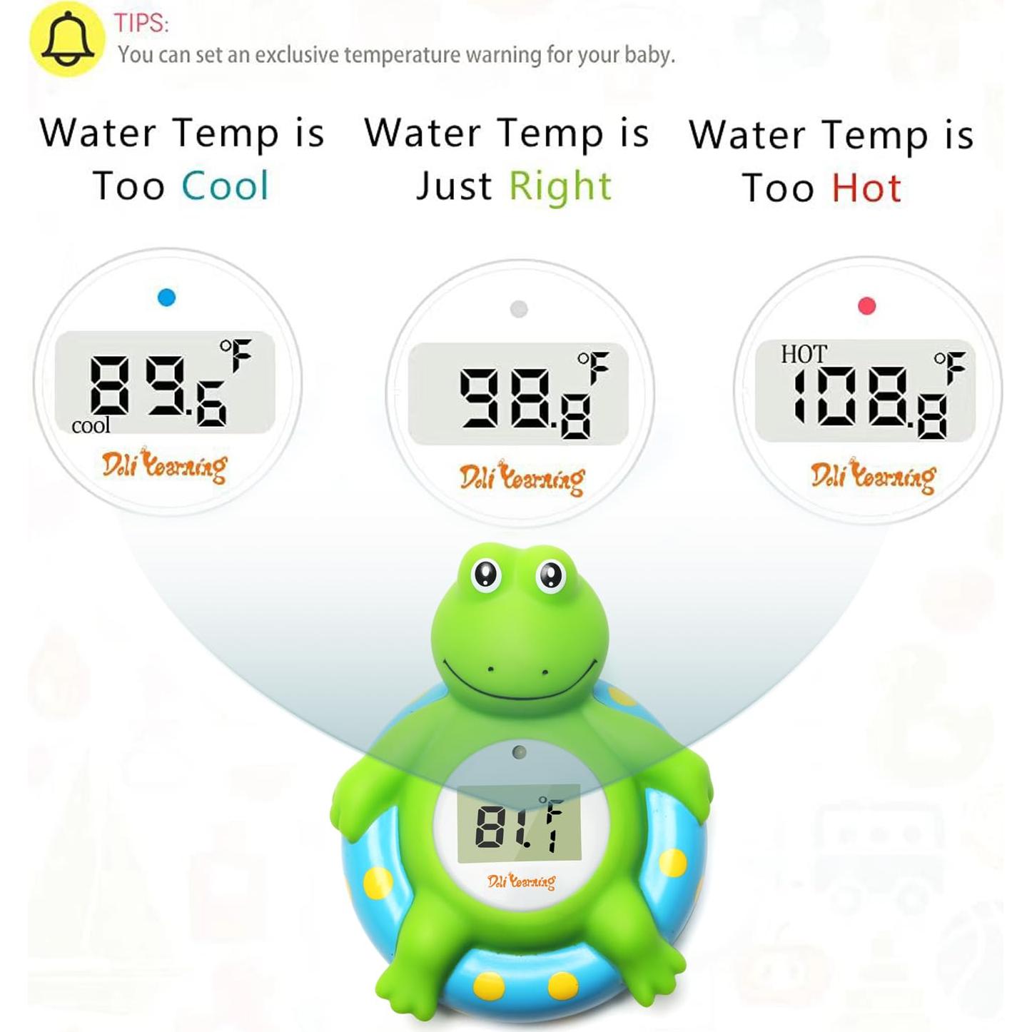 Termómetro de baño para bebés Doli Yearning - Forma de rana