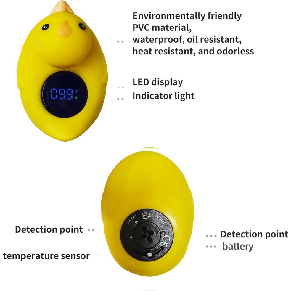 Termómetro de Baño para Bebés Lucmodns JP01 - Diseño Pato Flotante