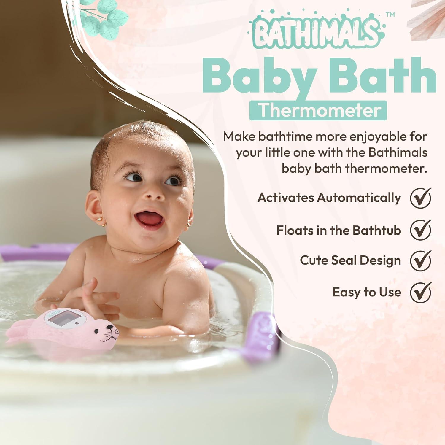 Termómetro de Baño para Bebés Rubor | Seguro y Flotante
