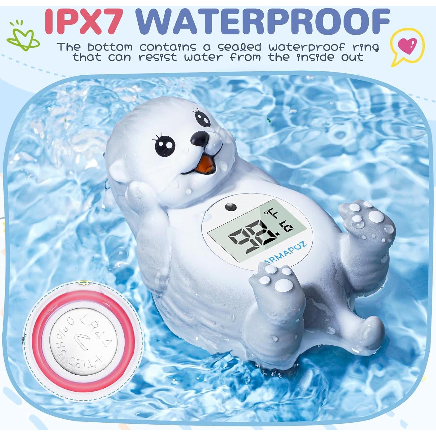 Termómetro de Baño JARMAPOZ Flotante para Bebés - Lectura Rápida