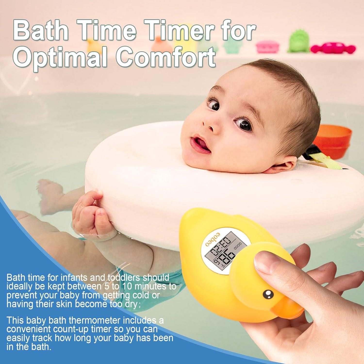 Termómetro de Baño para Bebés Eobeo Pato - Seguro y Digital