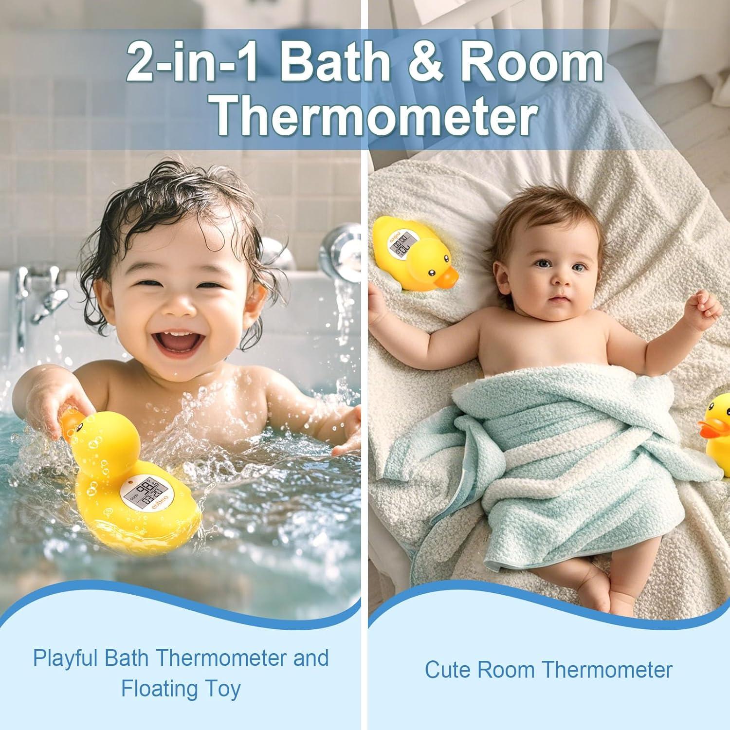 Termómetro de Baño para Bebés Eobeo Pato - Seguro y Digital
