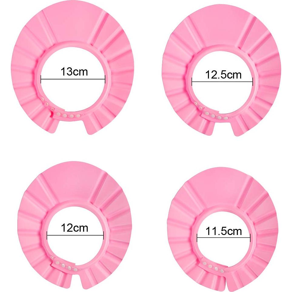 Gorro de Baño Ajustable EWIN para Bebés - 4 Piezas, EVA