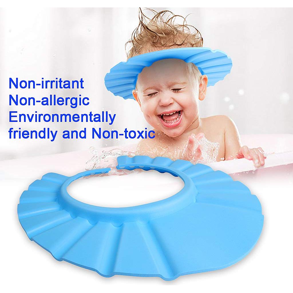 Gorro de Baño Ajustable EWIN para Bebés - 4 Piezas, EVA