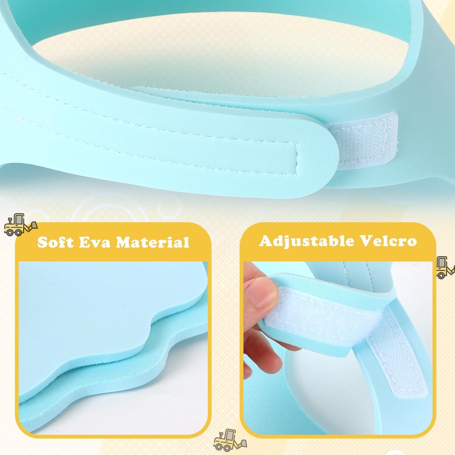 Gorro de Ducha para Bebés LADES - Visera Ajustable Azul