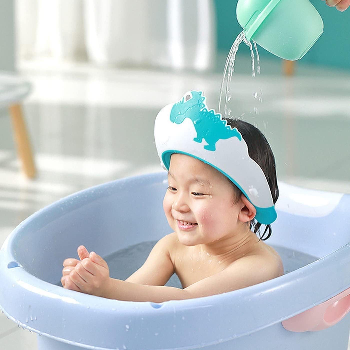 Gorro de Baño Ajustable para Niños FUNUPUP - Dinosaurio