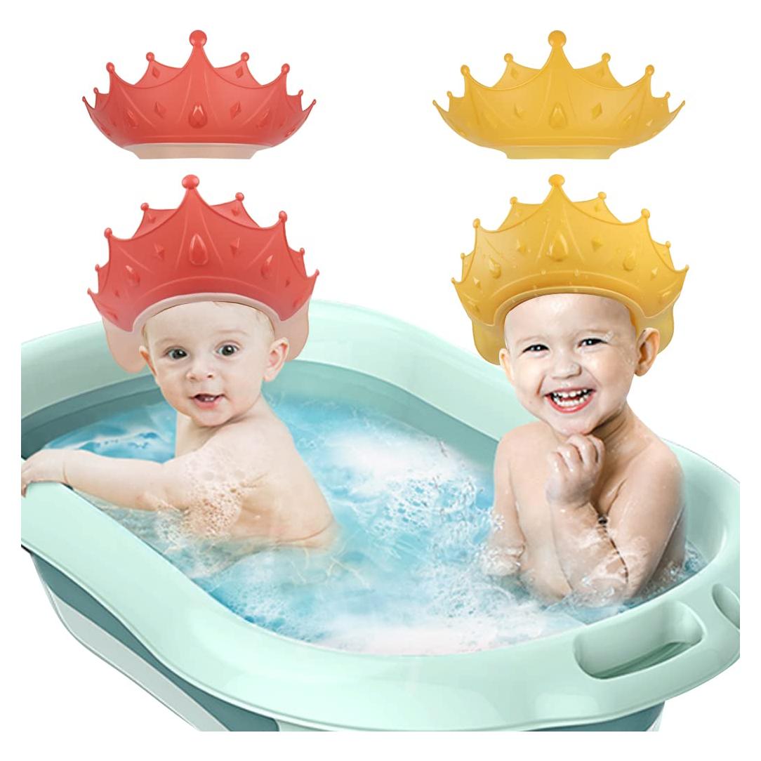 Gorro de Ducha para Bebés 2PCS - Ajustable y Protector