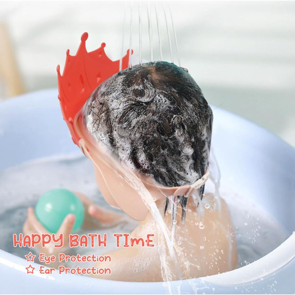 Gorro de Ducha para Bebés 2PCS - Ajustable y Protector