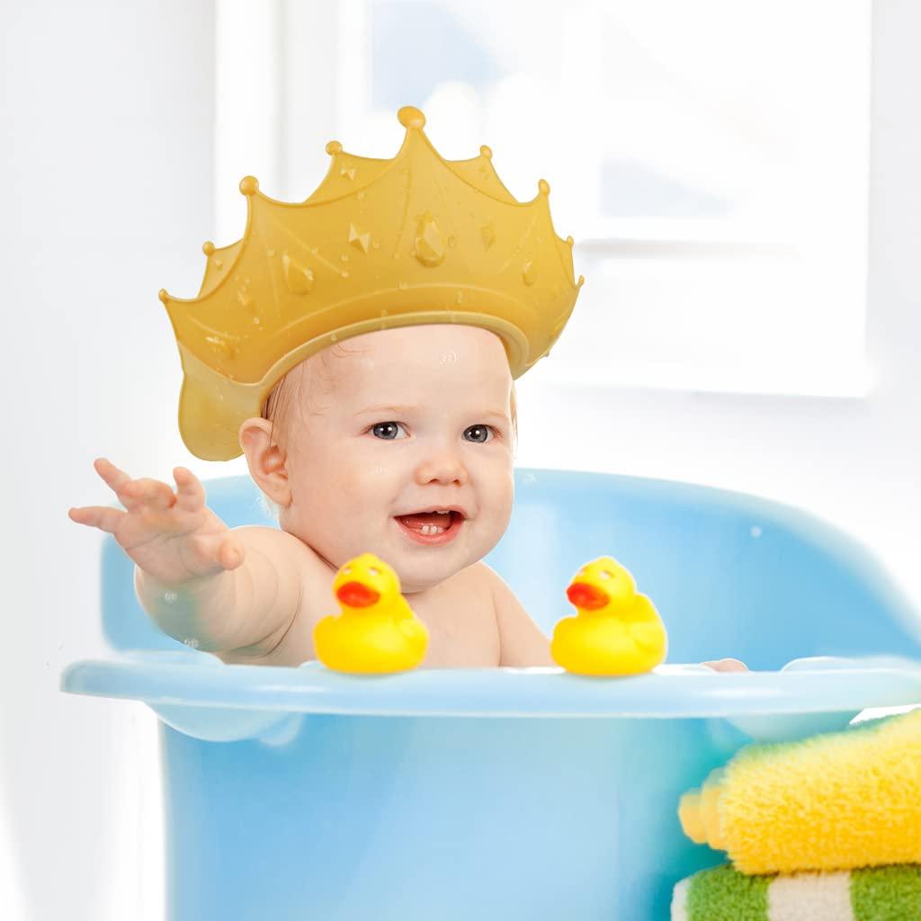 Gorro de Ducha para Bebés 2PCS - Ajustable y Protector