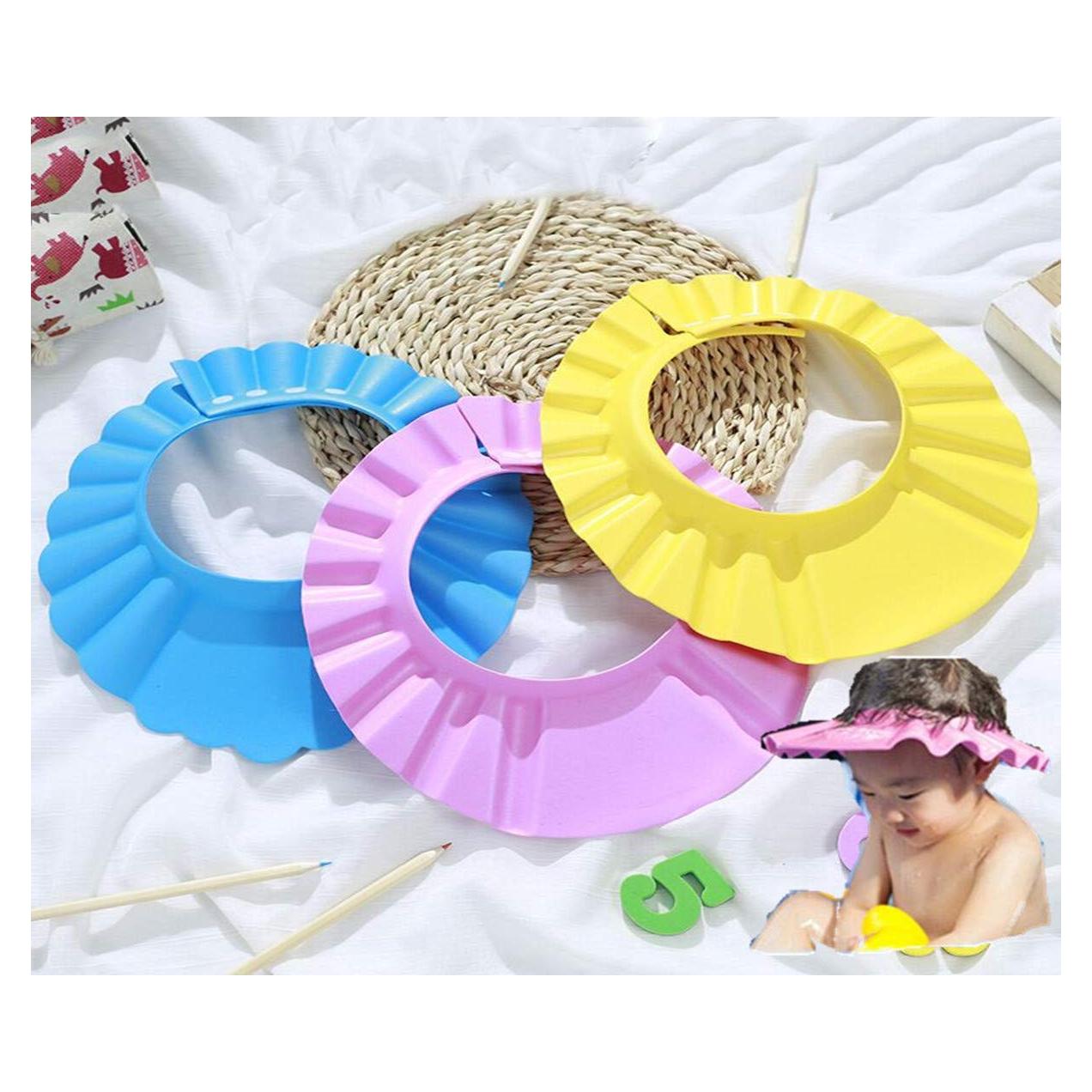 Sombrero de Ducha Ajustable Chinshwehaw para Bebés Rosa
