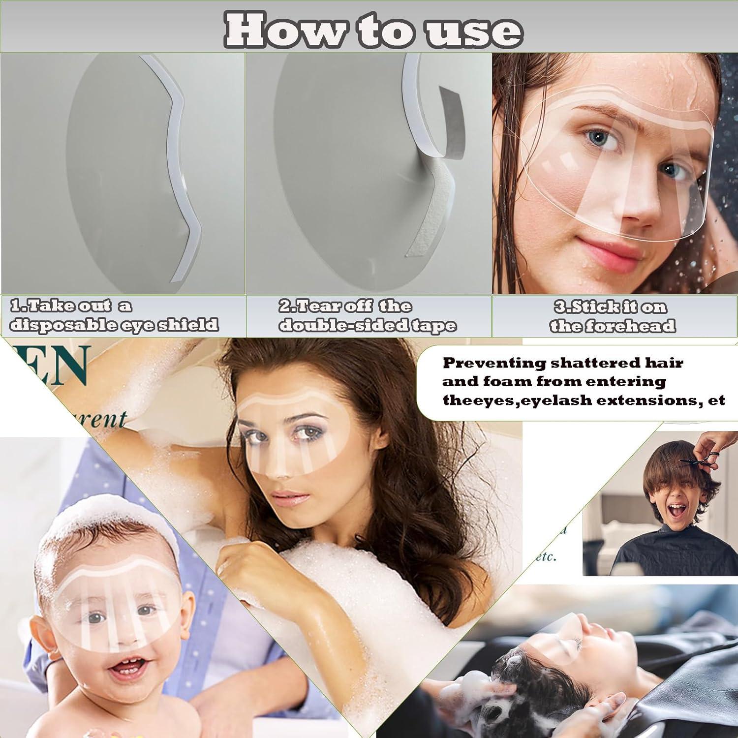 30 Protectores Faciales Desechables CLOEWCL para Ducha y Cirugía