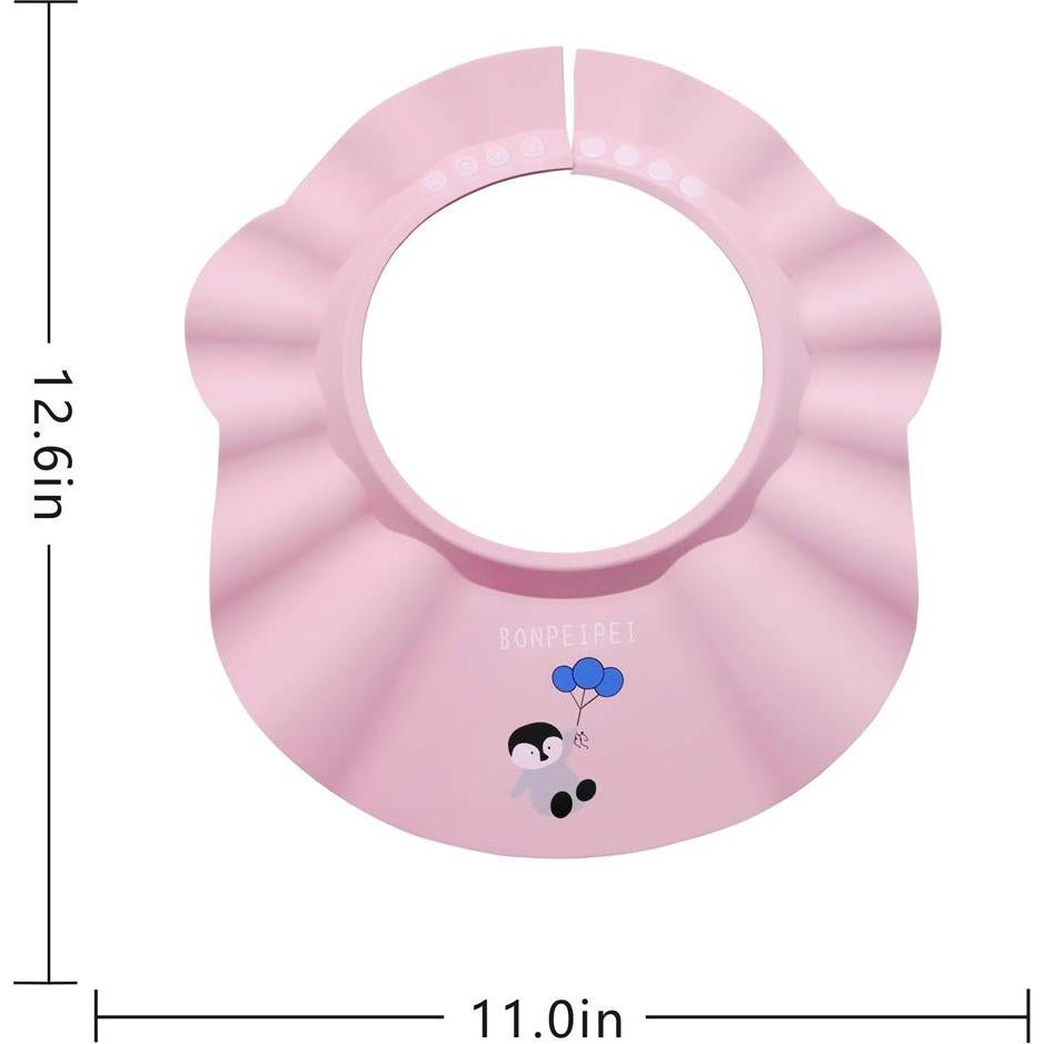 Gorro de Baño Ajustable Bonpeipei 2 Pcs EVA Rosa/Verde