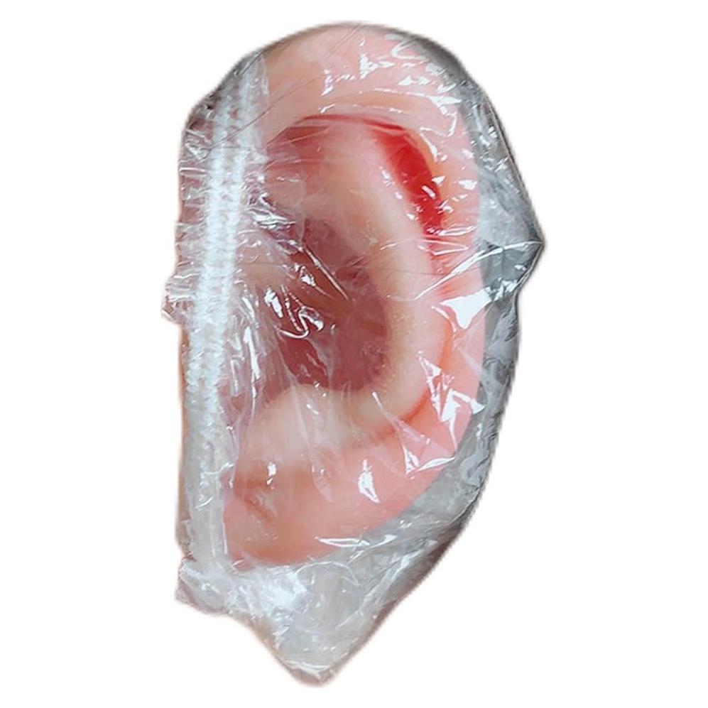 200 Protectores de Oídos Desechables Transparentes PE para Baño