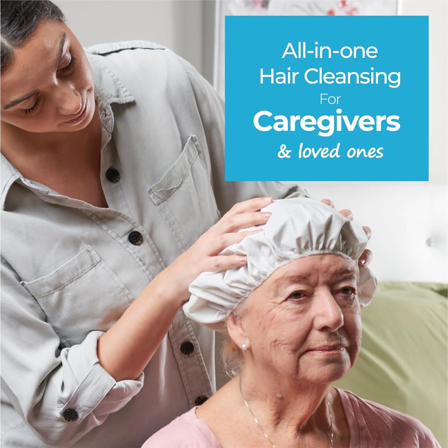 Gorros de Champú Sin Enjuague Scrubzz - Paquete de 6 Unidades