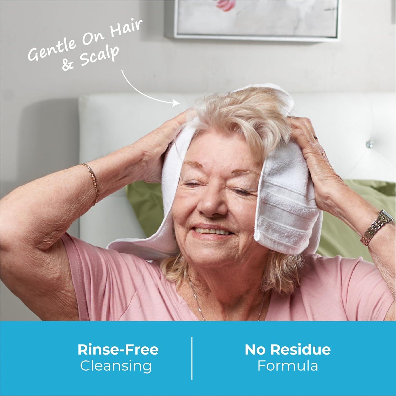 Gorros de Champú Sin Enjuague Scrubzz - Paquete de 6 Unidades