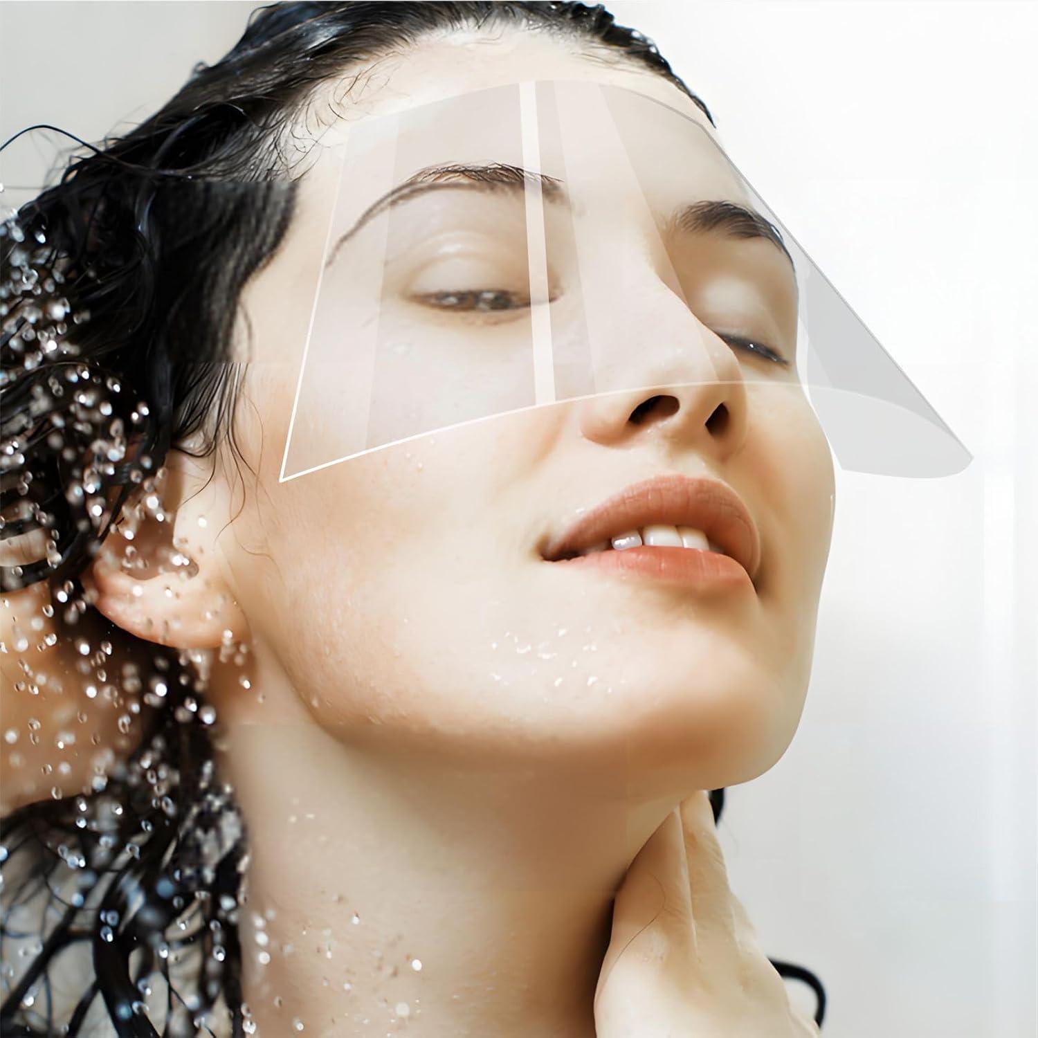 50 Protectores Faciales Desechables Woshop para Ducha y Belleza