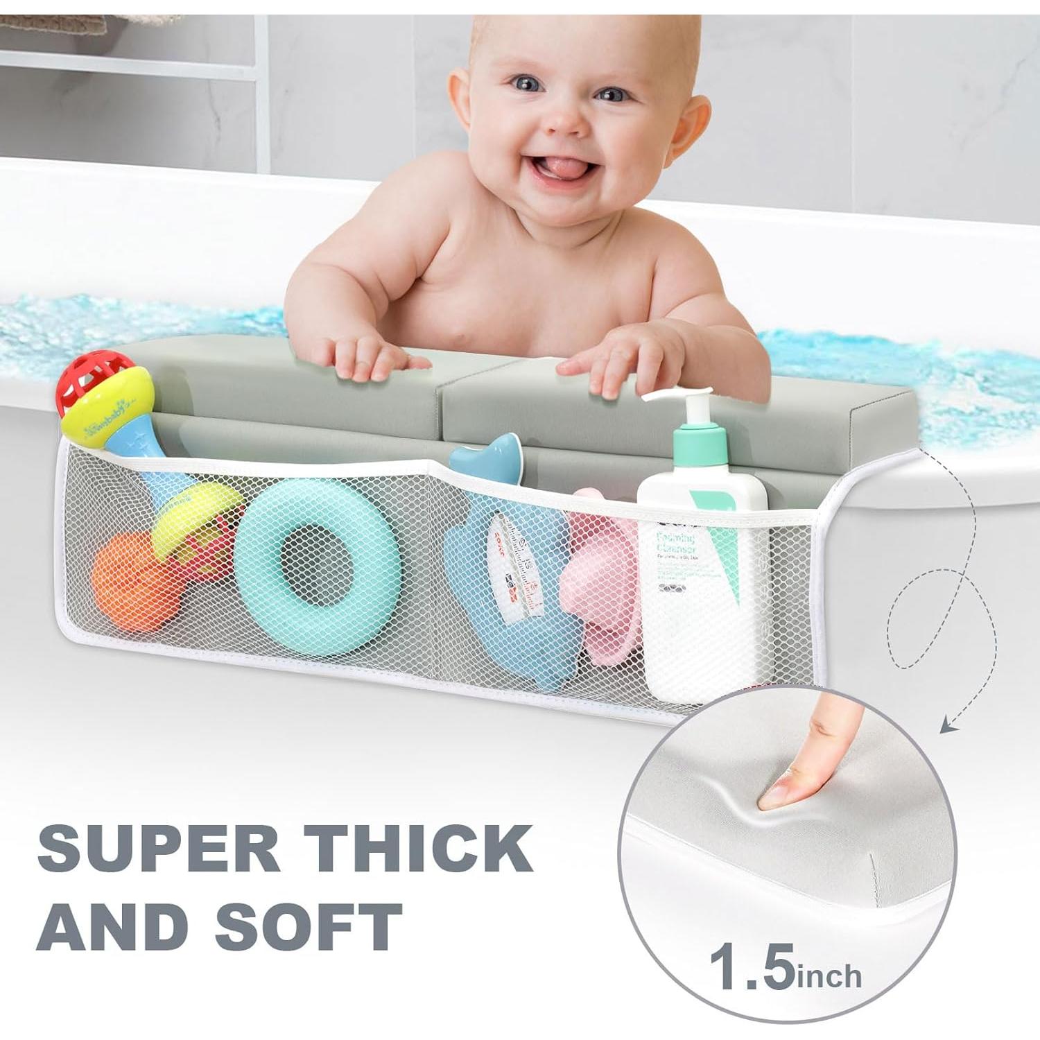 Cojín de Baño para Bebés TOUA con Soporte para Rodillas y Codos