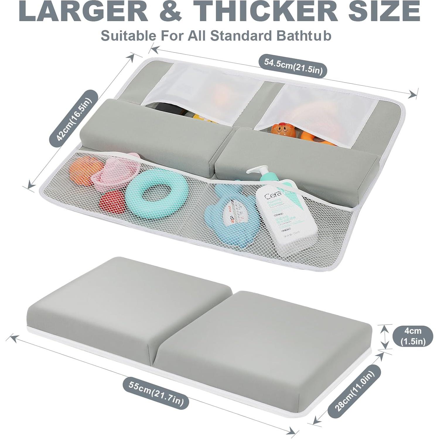 Cojín de Baño para Bebés TOUA con Soporte para Rodillas y Codos