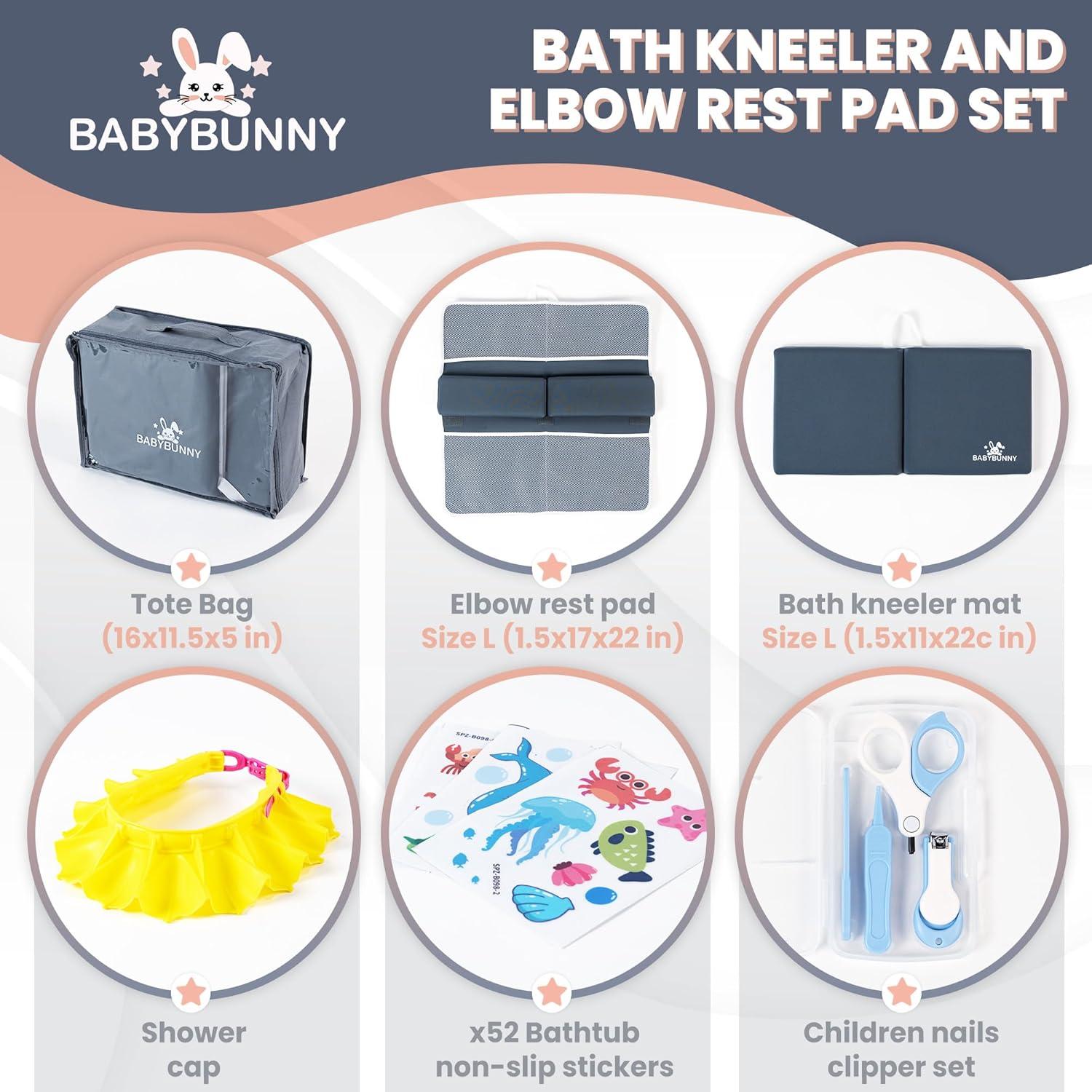 Juego de Almohadillas para Rodillas y Codos BABYBUNNY con Almacenamiento
