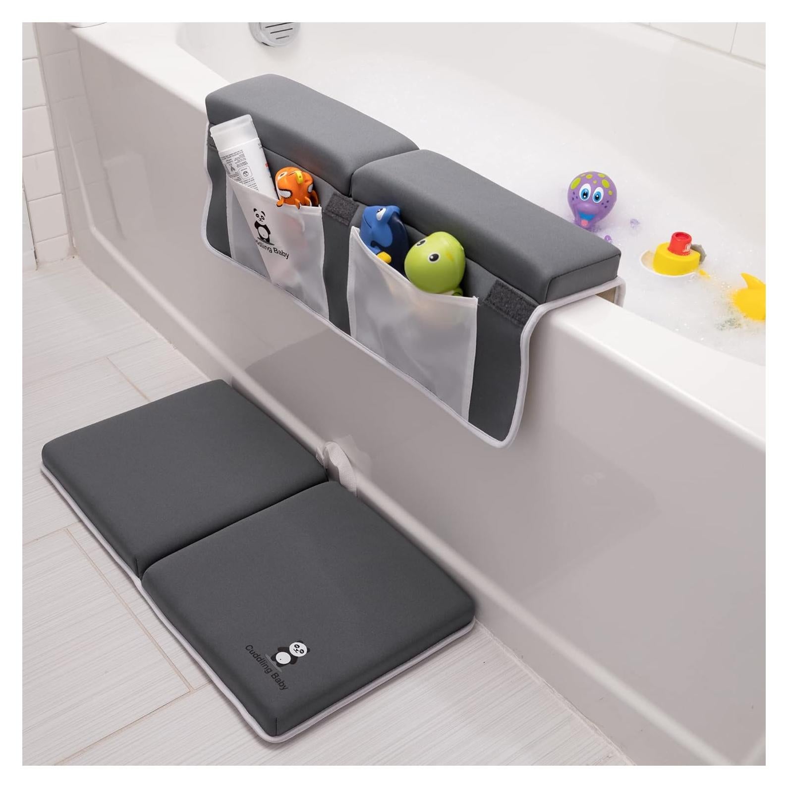 Juego de Almohadillas para Rodillas y Codos Cuddling Baby - Gris