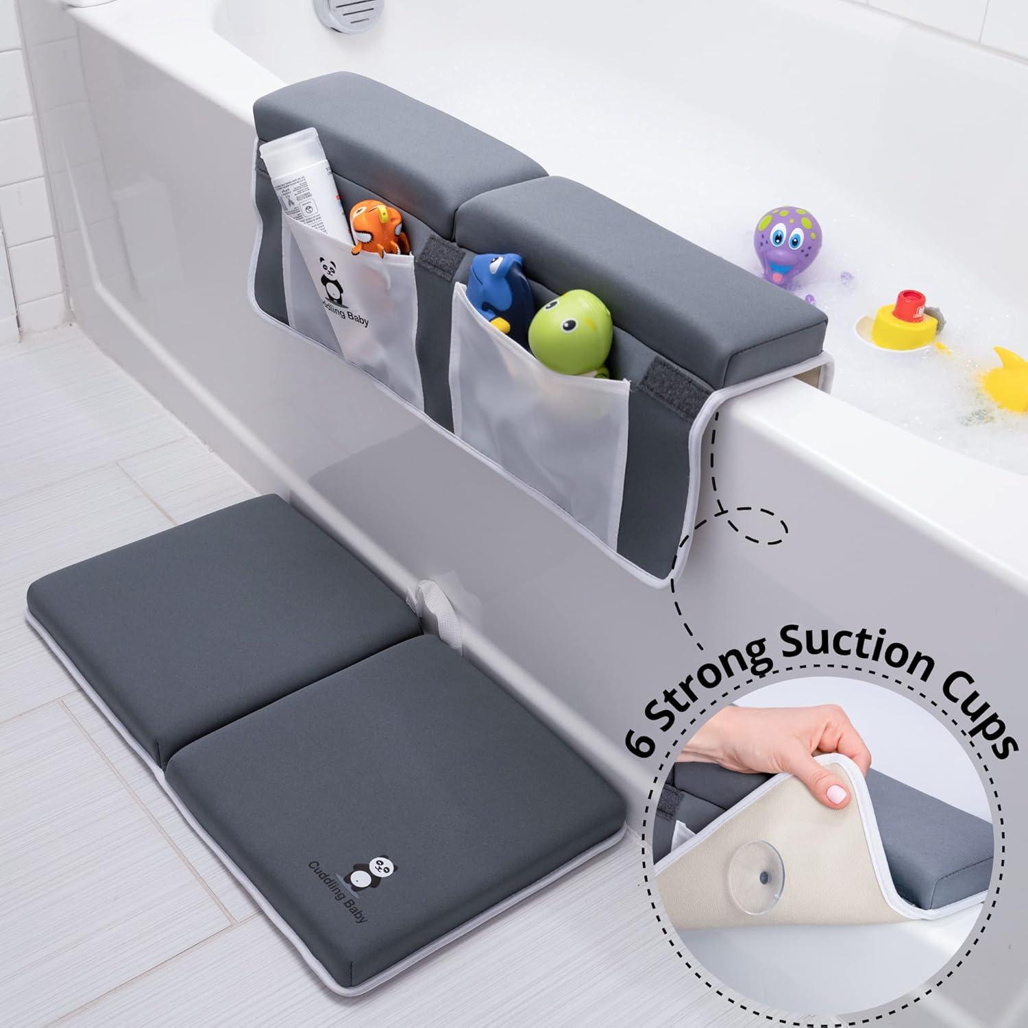 Juego de Almohadillas para Rodillas y Codos Cuddling Baby - Gris