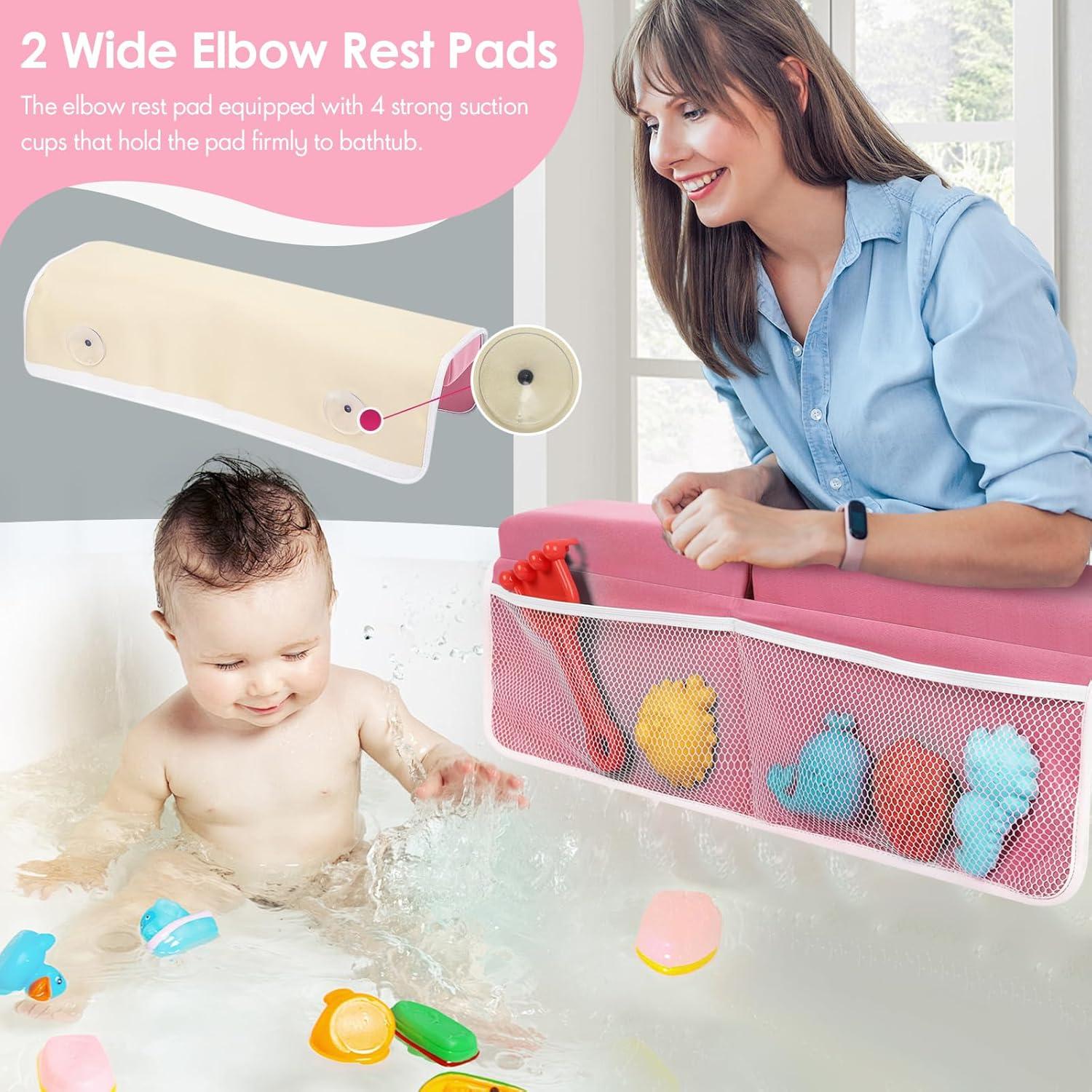 Juego de Almohadillas para Rodillas y Codos RelaxaTub Rosa