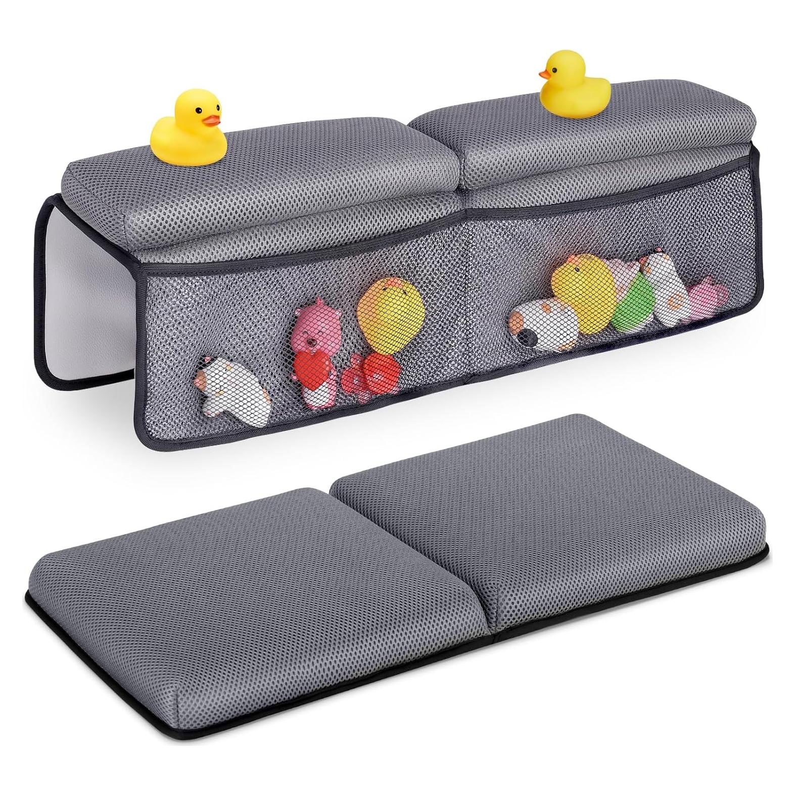 Juego Almohadilla Rodillas y Codos Baño Bebé JOY ANAN Gris