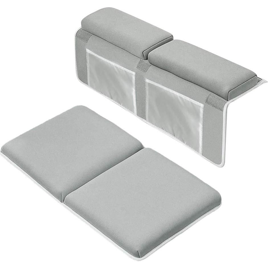 Almohadilla de Baño para Bebé Fafeicy con Reposabrazos y Organizador