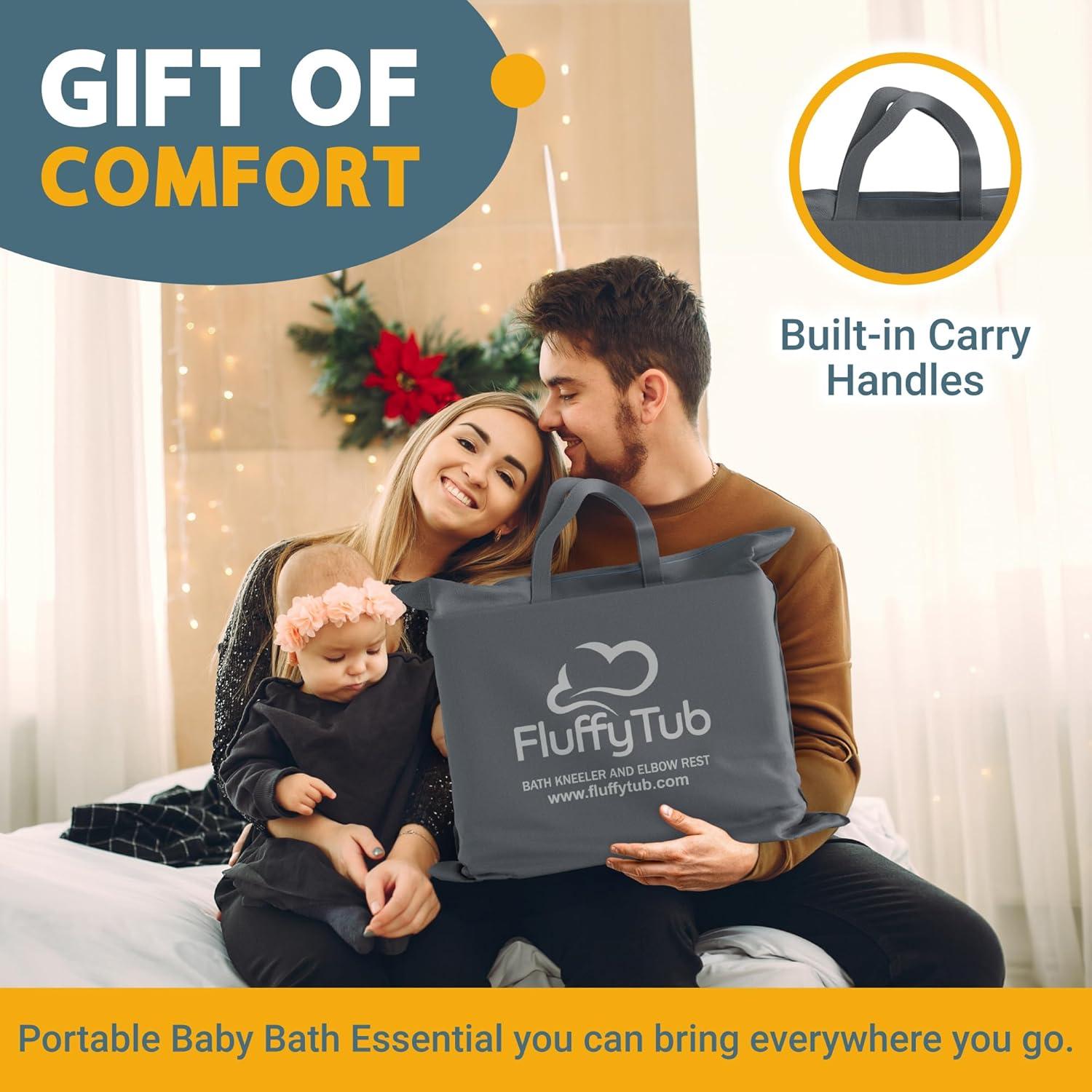 Juego de Almohadilla para Arrodillarse y Codos FluffyTub Rosa