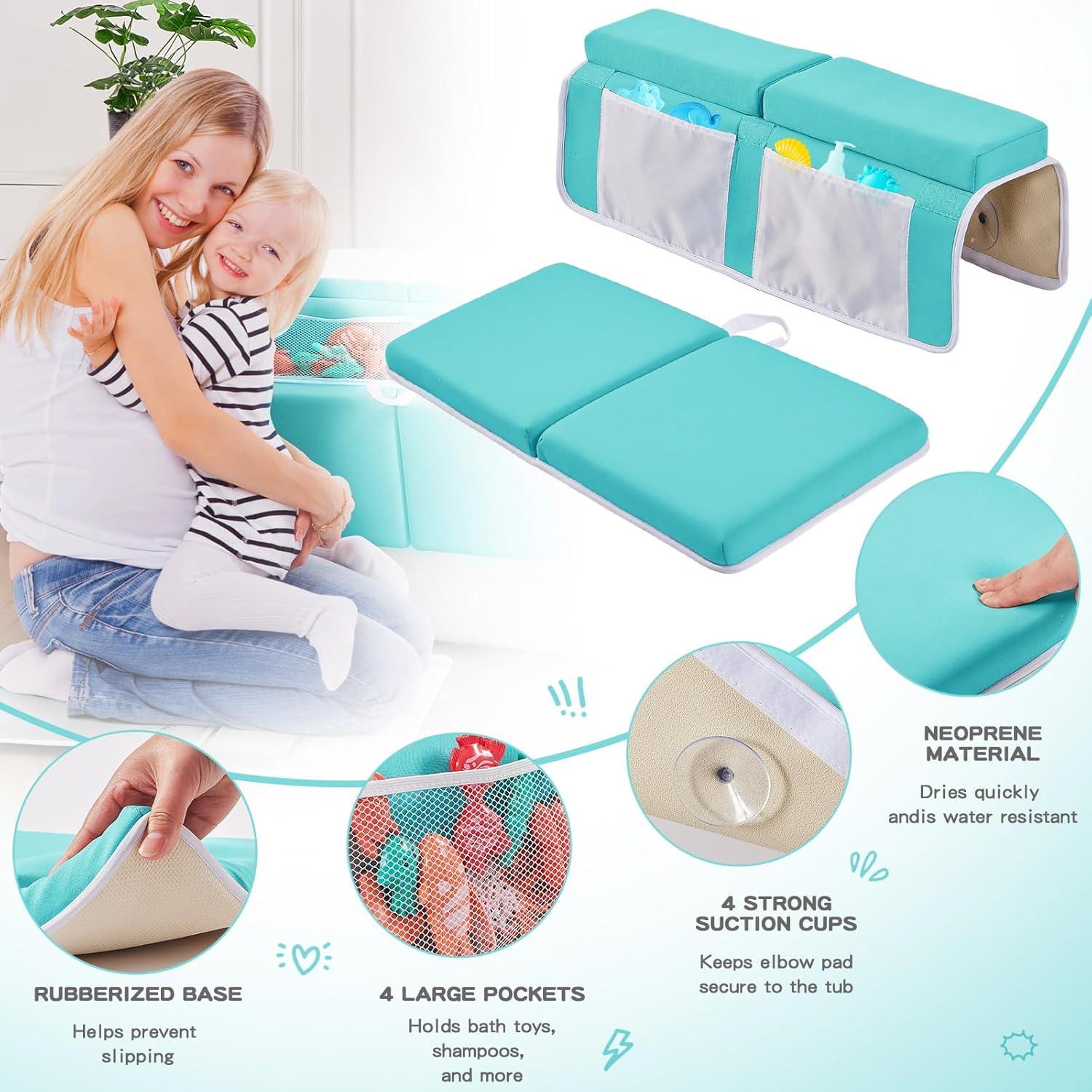 Conjunto Almohadilla Rodillas y Codos Bebés ILPEOD Verde