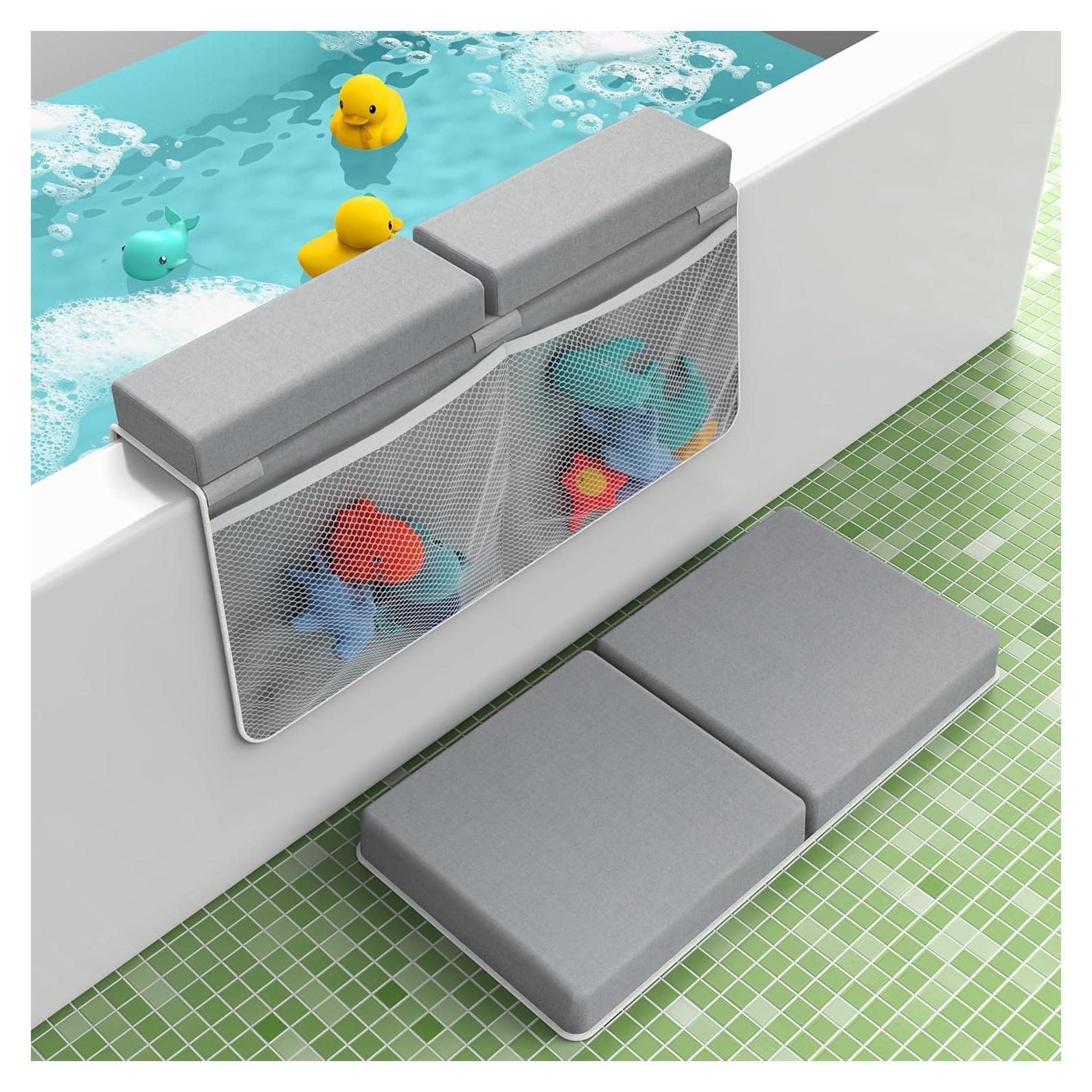 Juego de Almohadillas para Rodillas y Codos PIGLOG Gris Claro