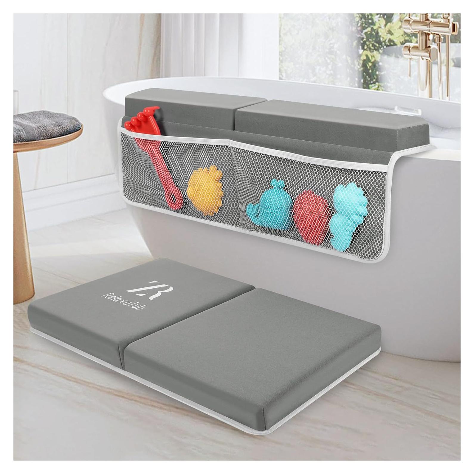 Juego de Almohadillas para Rodillas y Codos RelaxaTub - Gris