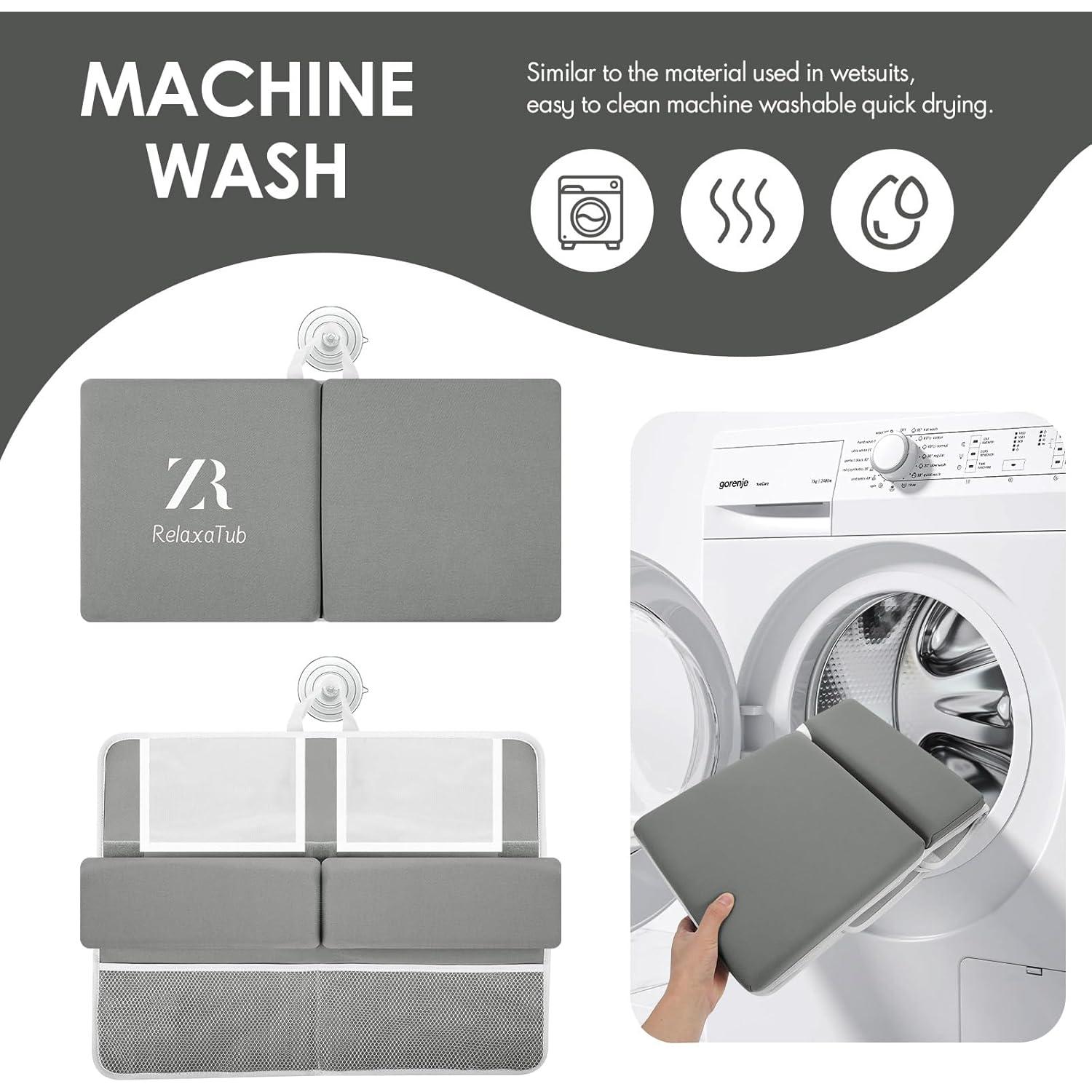 Juego de Almohadillas para Rodillas y Codos RelaxaTub - Gris