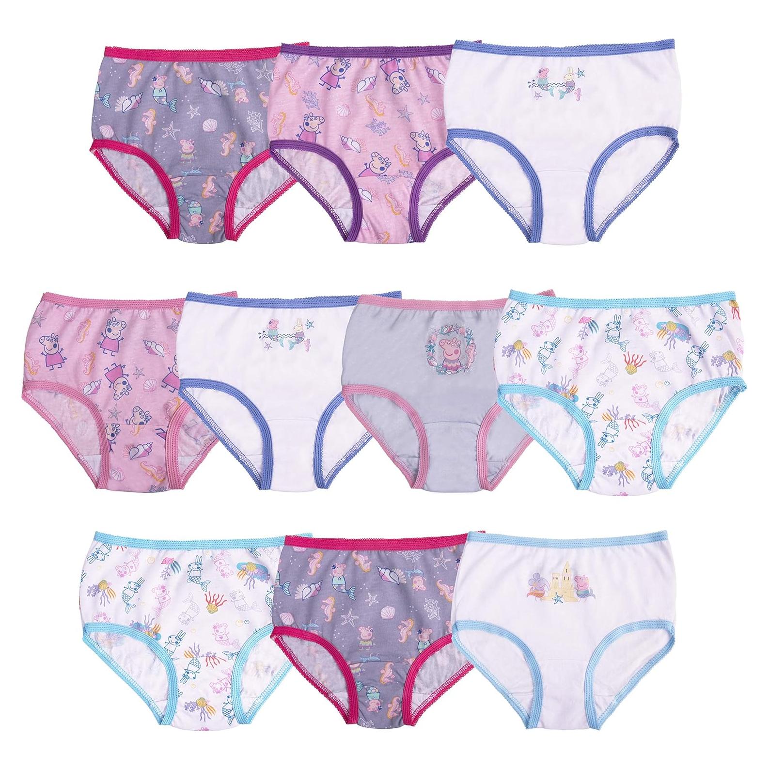 Ropa Interior Niñas Peppa Pig 100% Algodón Tallas 2-8